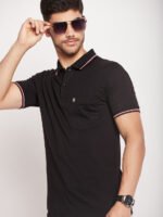 Men's Half Sleeve Solid Polo T-Shirt - Constructed from a Soft Cotton Blend for Unmatched Comfort and Durability mens t-shirt, tshirt for men, t-shirts, t-shirts men, t-shirts boy, tshart man, mens tshirt
