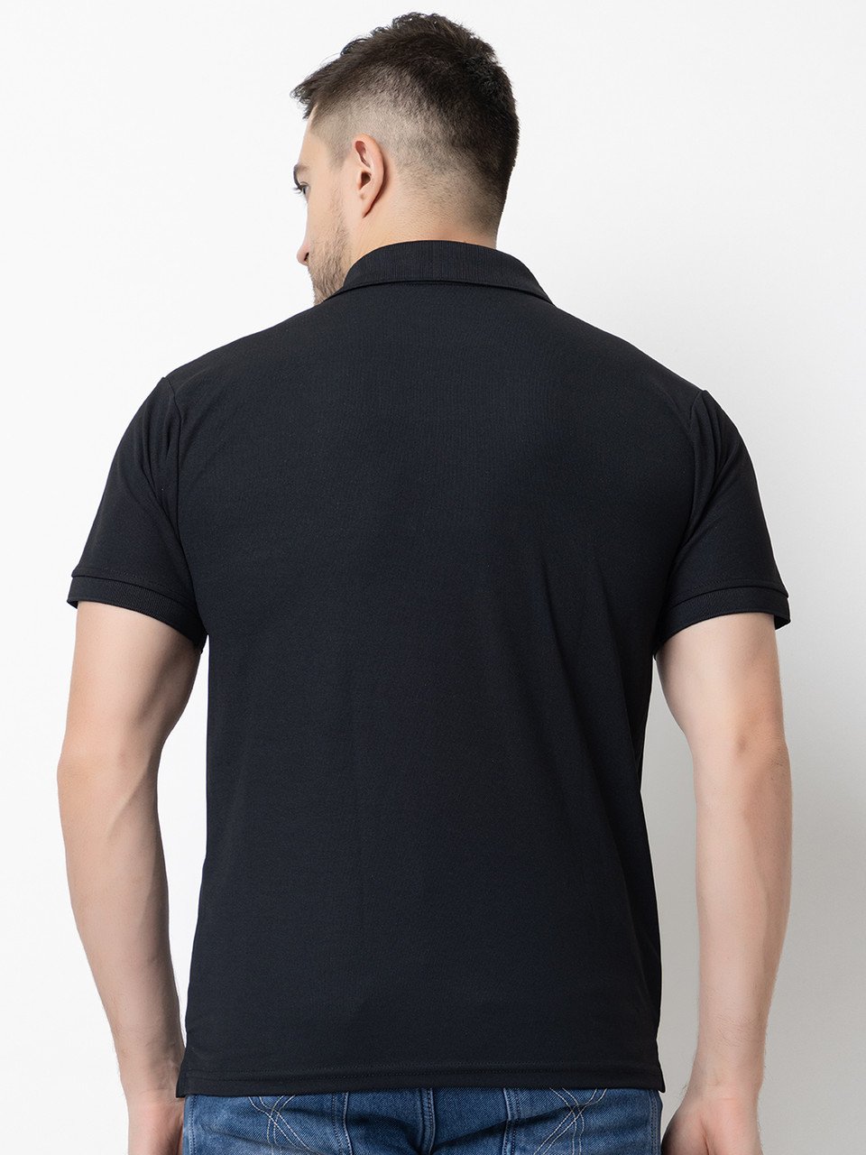 polo tshirt for men with pocket| polo t shirts for mens|Dri-Fit Polo Soft Feel Tshirts| polo tshirts for men| men polo t shirt| collar tshirt for men| men polo neck t shirt Pack Of 2 - Image 3