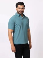 Pack of 3 Men Self Design Polo Neck T-Shirt - Image 3