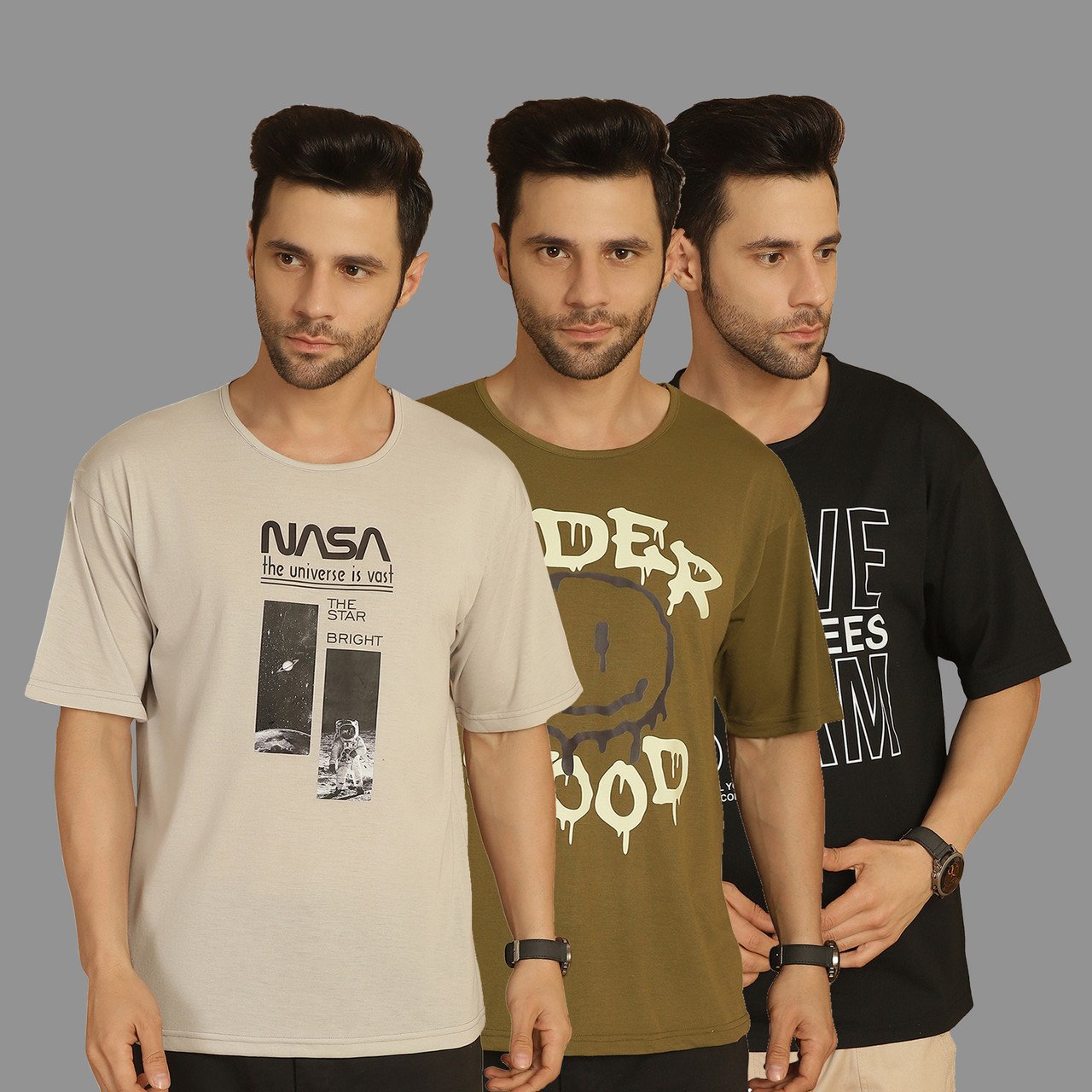 MACK_JONNEY__Pack_of_3_Men_Printed_Round_Neck_Cotton_Blend_Multicolor_T_Shirt_1 (6) Pack of 3 Men Printed Round Neck Cotton Blend Multicolor T-Shirt - Image 1