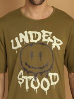 Pack of 3 Men Printed Round Neck Cotton Blend Multicolor T-Shirt - Image 2