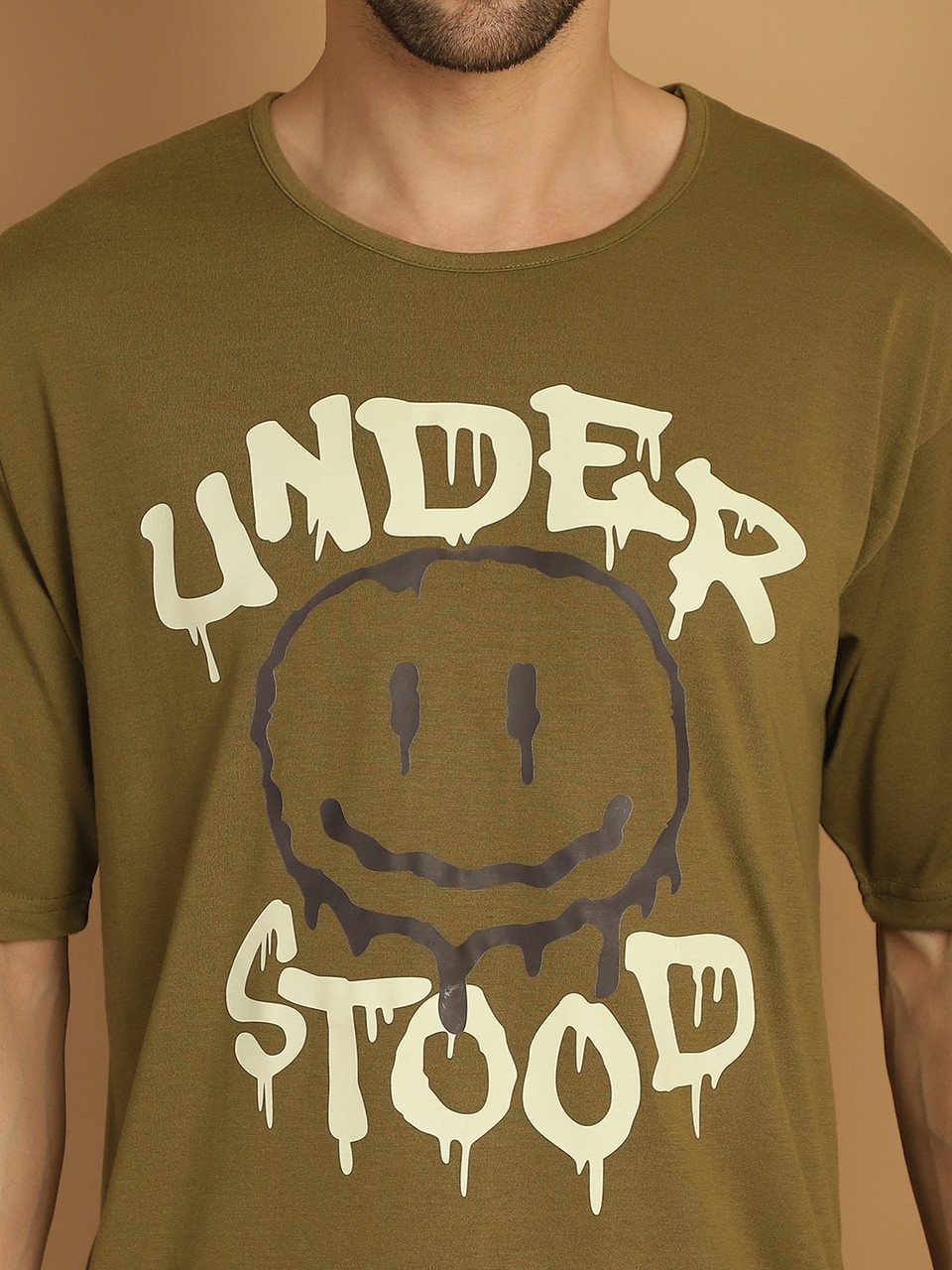 Pack of 3 Men Printed Round Neck Cotton Blend Multicolor T-Shirt - Image 2