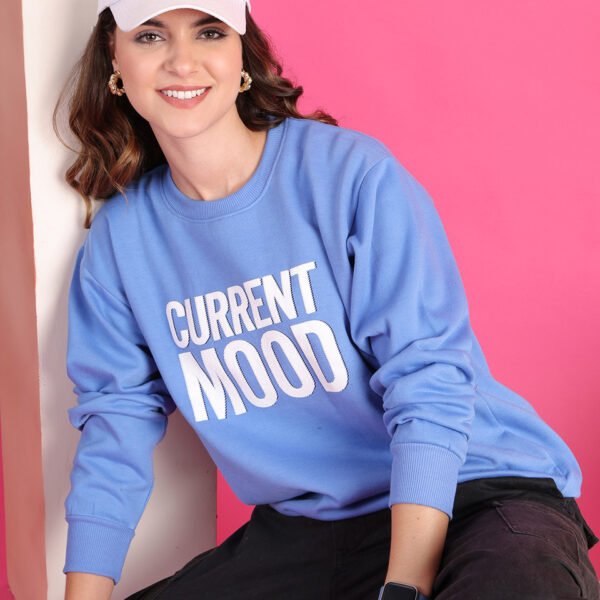 Women Full Sleeve Printed Sweatshirt