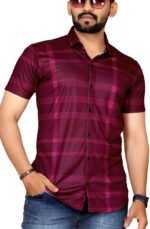 Men Regular Fit Checkered Casual Shirt - Image 3