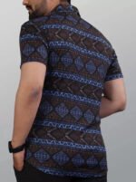 Men Regular Fit Striped Casual Shirt - Image 3