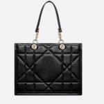 Stylish Black Tote Bag for Women | Office Handbag with Gold Chain Straps | Large Shoulder Bag for Daily Use