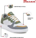 Trendy Synthetic Leather Made Multicolor Casual Sneakers Sneakers For Men - Image 3
