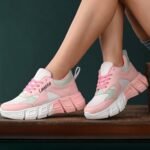 Colorblock Flat Sneakers with Ultra Soft Cushion Lace-Up All-Day Comfort Shoes| Sneakers For Women